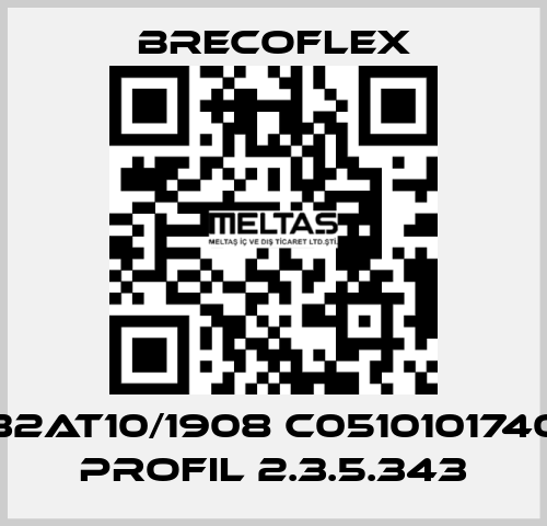 32AT10/1908 C0510101740 Profil 2.3.5.343 Brecoflex