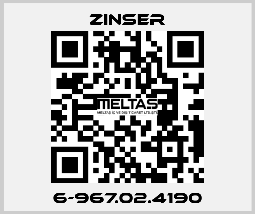 6-967.02.4190  Zinser