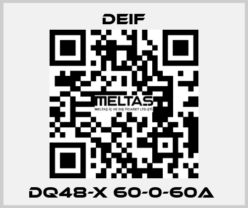 DQ48-X 60-0-60A  Deif