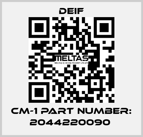 CM-1 part number: 2044220090  Deif