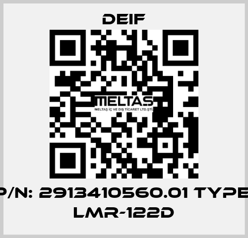 P/N: 2913410560.01 Type: LMR-122D Deif