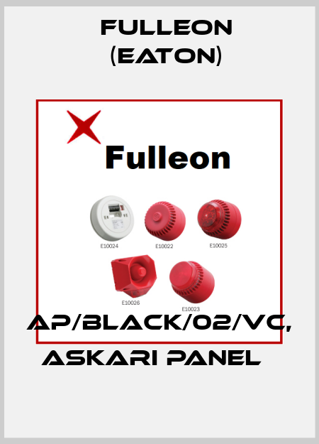 AP/BLACK/02/VC, Askari Panel   Fulleon (Eaton)