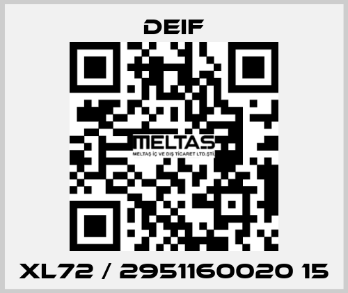 XL72 / 2951160020 15 Deif