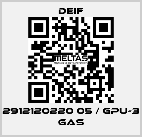 2912120220 05 / GPU-3 Gas Deif