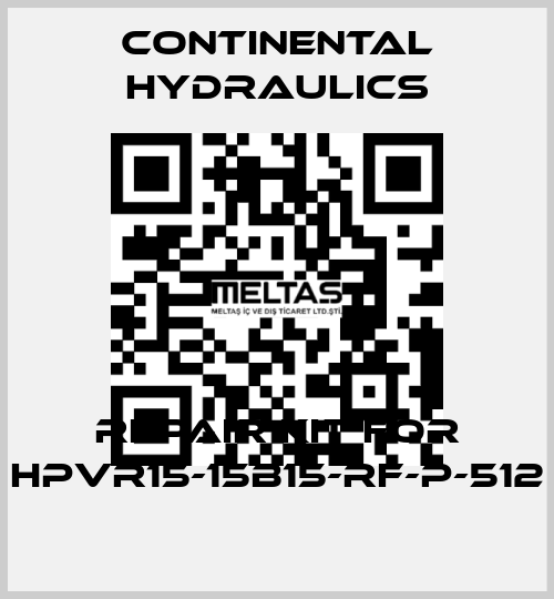 Repair kit for HPVR15-15B15-RF-P-512 Continental Hydraulics