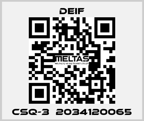 CSQ-3  2034120065 Deif