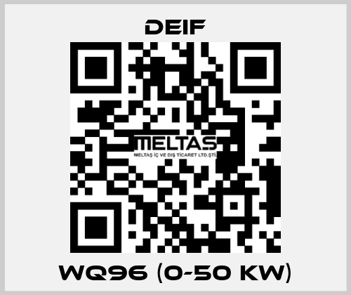 WQ96 (0-50 kW) Deif