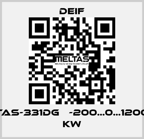 TAS-331DG   -200...0...1200 kW Deif