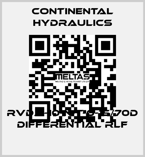 RVDA-10-N-T-0-15/70D DIFFERENTIAL RLF Continental Hydraulics