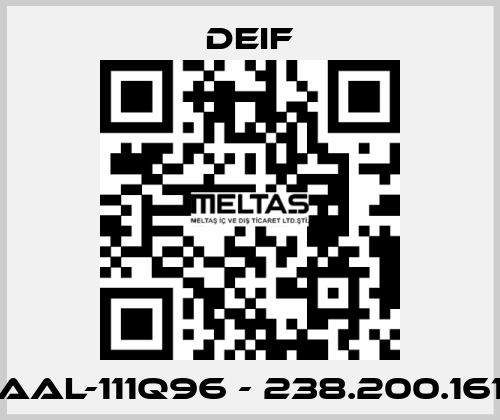 AAL-111Q96 - 238.200.161 Deif