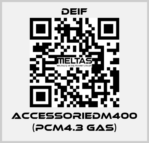 AccessorieDM400 (PCM4.3 GAS) Deif