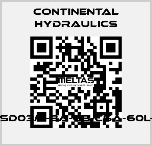 VSD03M-3A-GB-CSA-60L-C Continental Hydraulics