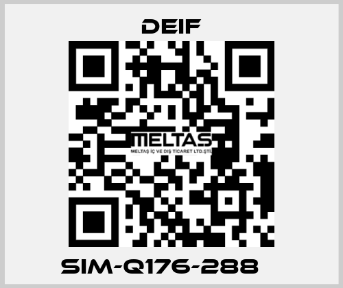  	  SIM-Q176-288В АС Deif