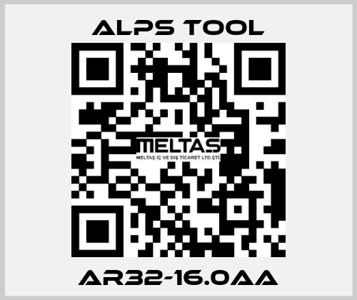 AR32-16.0AA ALPS TOOL