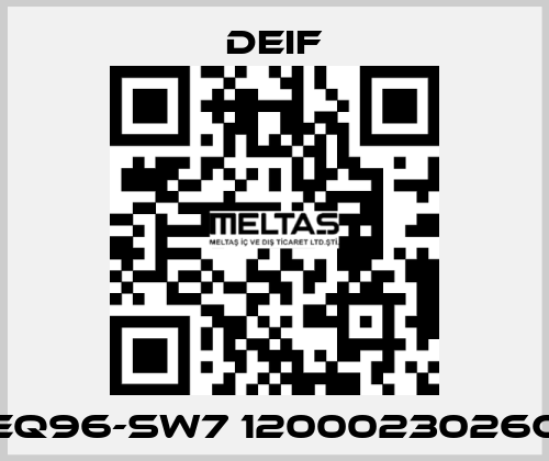 EQ96-SW7 1200023026C Deif