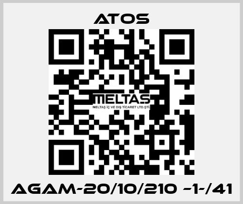 AGAM-20/10/210 –1-/41 Atos