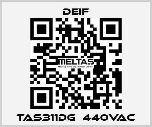 TAS311DG  440VAC Deif