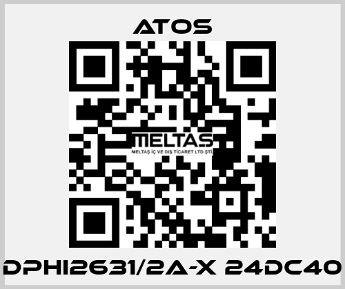 DPHI2631/2A-X 24DC40 Atos