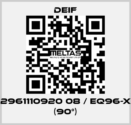 2961110920 08 / EQ96-x (90°) Deif