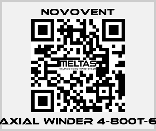 Axıal wınder 4-800T-6 Novovent
