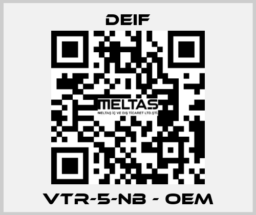 VTR-5-NB - OEM Deif