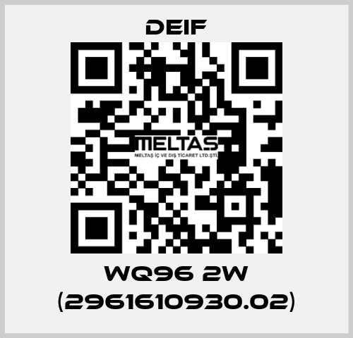 WQ96 2W (2961610930.02) Deif
