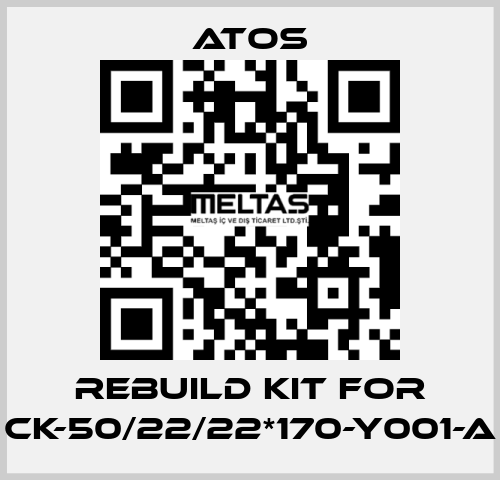 rebuild kit for CK-50/22/22*170-Y001-A Atos