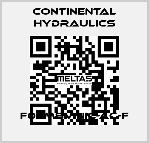 F05MSV-NIC-AC-F Continental Hydraulics
