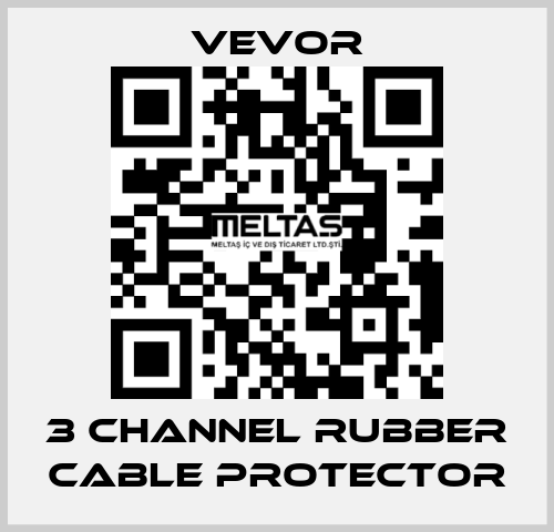 3 Channel Rubber Cable Protector VEVOR