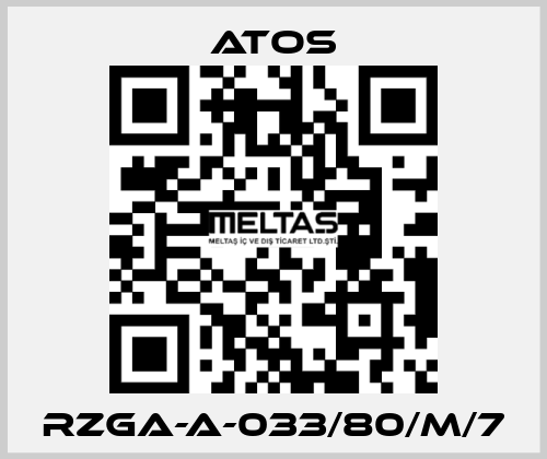 RZGA-A-033/80/M/7 Atos