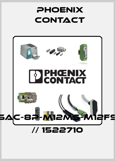 SAC-8P-M12MS-M12FS // 1522710 Phoenix Contact