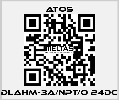DLAHM-3A/NPT/O 24DC Atos