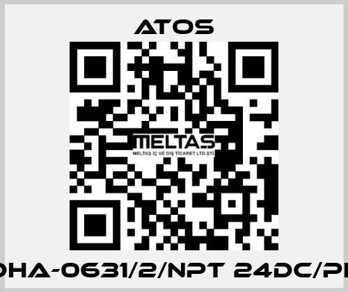 DHA-0631/2/NPT 24DC/PE Atos