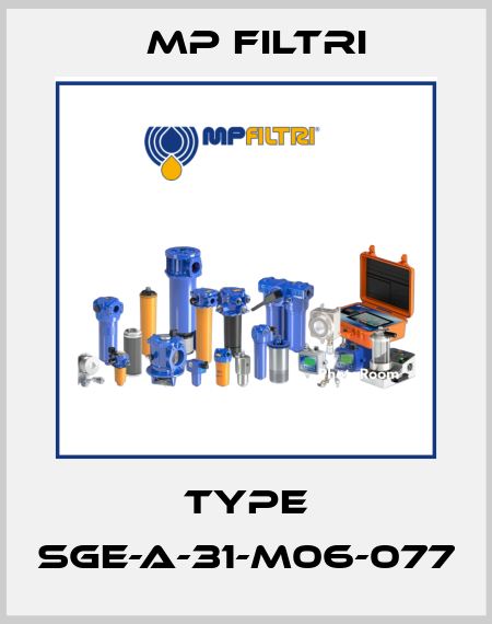 Type SGE-A-31-M06-077 MP Filtri
