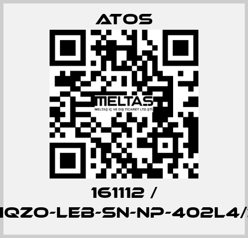 161112 / LIQZO-LEB-SN-NP-402L4/Z Atos