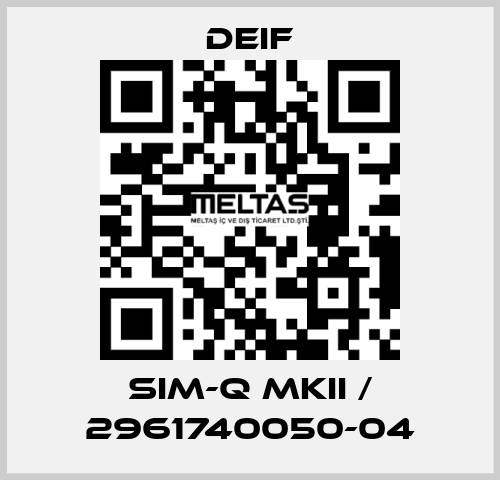 SIM-Q MKII / 2961740050-04 Deif