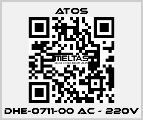 DHE-0711-00 AC - 220v Atos