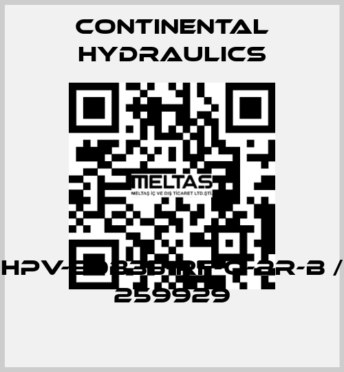 HPV-20B35-RF-O-2R-B / 259929 Continental Hydraulics