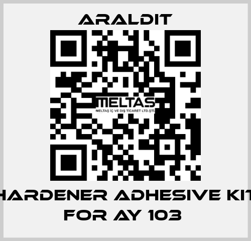 Hardener adhesive kit for AY 103  Araldit