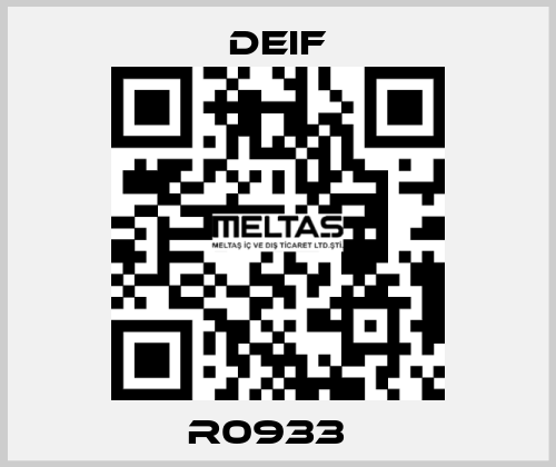 R0933   Deif