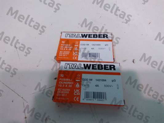 P/N: 1421004 Type: CH10 gG 4A 500V Italweber