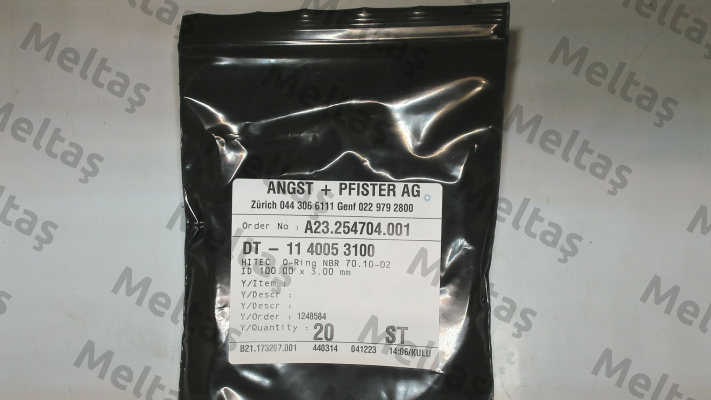 1140053100 / 1Q713100 / ORM 1000-30 Angst-Pfister