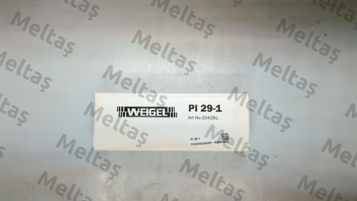 PI 29-1 / 644.0291 Weigel