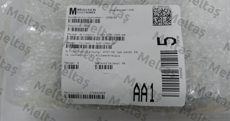 KUP-1D55-24 TE Connectivity (Tyco Electronics)