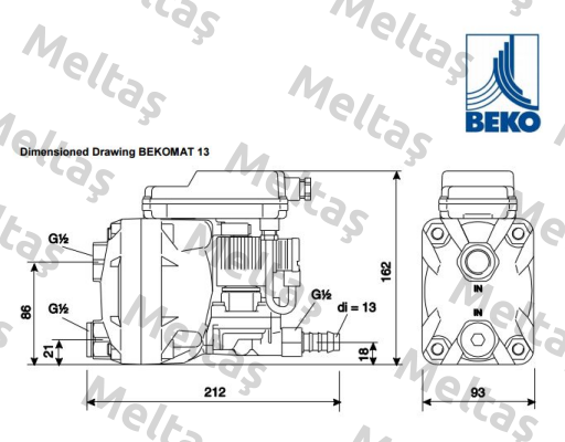 2000021 KA 13A 10A0 Beko