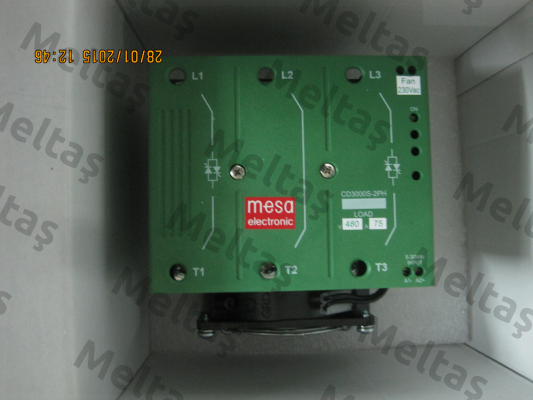 CD3000S 2PH/25A/-/480V/NO/SSR/ZC/NF/EM  old code / new code DS202540SZ000020 -  UNITA SCR CD3000S 2PH/25A/480V/NO/SSR/ZC/NF/-/-/0/EM CD AUTOMATION