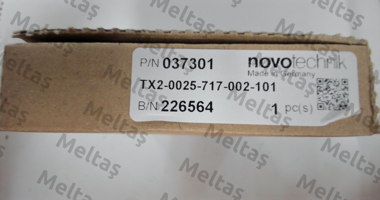 P/N: 400037301, Type: TX2-0025-717-002-101 Novotechnik