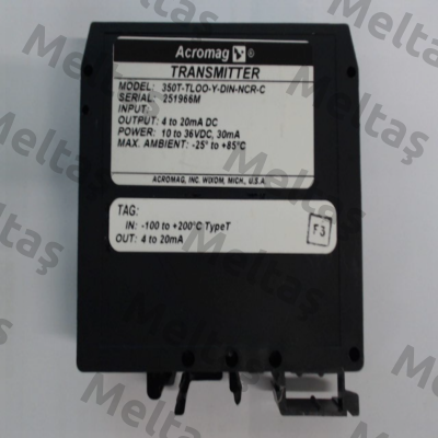 350T-TL00-Y-DIN-NCR-C Acromag