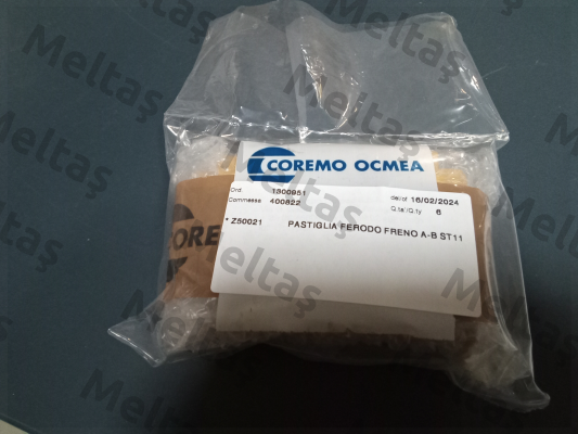 Z50021 Coremo Ocmea S.p.A.