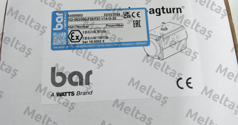 GD-063/090-F05/F07-V14-G-20 bar